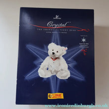 Load image into Gallery viewer, BOXED: Highly Collectable Vintage 2005 SWAROVSKI STEIFF BEAR with Christmas Crysal Star Pendant (668401)
