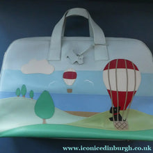 Load image into Gallery viewer, Large Vintage 2005 RADLEY Up Up and Away Signature Bag Tote Bag (with handle attachments). UNUSED
