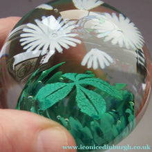 Load image into Gallery viewer, Scottish Caithness Glass Paperweight: Wildflower Collection Issue 2006 Daisies
