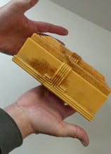 Load image into Gallery viewer, 1930s ART DECO Heavy Early Plastic Cigar or Cigarette Box by Buttner Pipe Company

