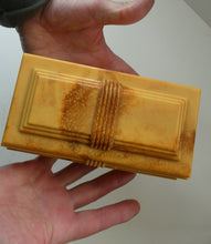 Load image into Gallery viewer, 1930s ART DECO Heavy Early Plastic Cigar or Cigarette Box by Buttner Pipe Company

