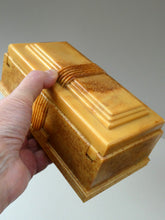 Load image into Gallery viewer, 1930s ART DECO Heavy Early Plastic Cigar or Cigarette Box by Buttner Pipe Company

