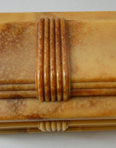 1930s ART DECO Heavy Early Plastic Cigar or Cigarette Box by Buttner Pipe Company