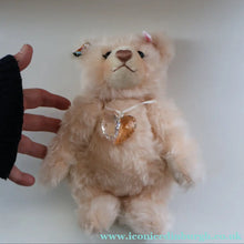 Load image into Gallery viewer, BOXED: Highly Collectable "Jewels" Vintage 2007 SWAROVSKI STEIFF BEAR with Christmas Crystal Heart Pendant (669873)
