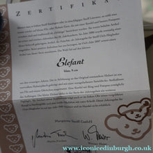 Load image into Gallery viewer, BOXED Collectable Miniature Steiff Club Membership Gift. Elephant (EAN 420603)
