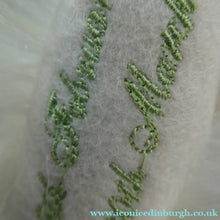 Load image into Gallery viewer, Limited Edition Danbury Mint / Steiff PISCES Small White Mohair Teddy Bear. 9 inches
