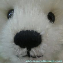 Load image into Gallery viewer, Limited Edition Danbury Mint / Steiff PISCES Small White Mohair Teddy Bear. 9 inches

