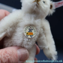 Load image into Gallery viewer, BOXED Collectable Miniature Steiff Club Membership Gift 2008. White Alpaca Bear with Certificate (420832)
