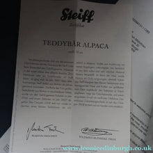 Load image into Gallery viewer, BOXED Collectable Miniature Steiff Club Membership Gift 2008. White Alpaca Bear with Certificate (420832)
