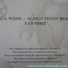 Load image into Gallery viewer, BOXED Collectable Miniature Steiff Club Membership Gift 2008. White Alpaca Bear with Certificate (420832)
