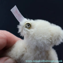 Load image into Gallery viewer, BOXED Collectable Miniature Steiff Club Membership Gift 2008. White Alpaca Bear with Certificate (420832)
