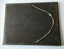 Load image into Gallery viewer, Antique Scottish School ART NOUVEAU Brass Mirror with Scrolls and Butterfly Decoration
