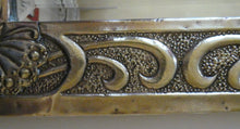 Load image into Gallery viewer, Antique Scottish School ART NOUVEAU Brass Mirror with Scrolls and Butterfly Decoration
