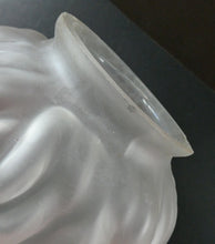 Load image into Gallery viewer, VERY LARGE Vintage 1930s Satin Glass ART DECO Light Shade in the Form of a Flaming Torch.
