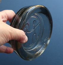 Load image into Gallery viewer, 1960s Smoky Grey Moulded Glass Bowl by Erik Hoglund for Kosta Boda
