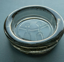 Load image into Gallery viewer, 1960s Smoky Grey Moulded Glass Bowl by Erik Hoglund for Kosta Boda
