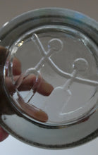 Load image into Gallery viewer, 1960s Smoky Grey Moulded Glass Bowl by Erik Hoglund for Kosta Boda
