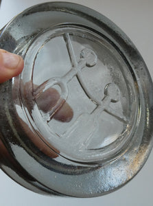 1960s Smoky Grey Moulded Glass Bowl by Erik Hoglund for Kosta Boda