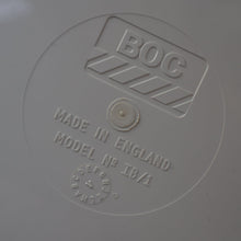 Load image into Gallery viewer, Vintage 1970s SPACE AGE Orange and White Sparklets Ice Bucket. Complete with Tongs in the Lid
