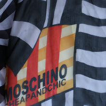 Load image into Gallery viewer, Vintage 2003 Long MOSCHINO Larioseta Como Olive Oyl Silk Scarf (with Original Orange Label)
