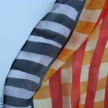 Load image into Gallery viewer, Vintage 2003 Long MOSCHINO Larioseta Como Olive Oyl Silk Scarf (with Original Orange Label)
