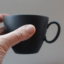 Load image into Gallery viewer, 1949 Porcelian &quot;Tea for Two&quot; Tea Set. &quot;Charcoal&quot; Design by Raymond Loewy for Rosenthal
