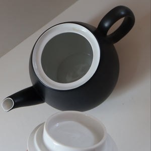 1949 Porcelian "Tea for Two" Tea Set. "Charcoal" Design by Raymond Loewy for Rosenthal