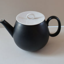 Load image into Gallery viewer, 1949 Porcelian &quot;Tea for Two&quot; Tea Set. &quot;Charcoal&quot; Design by Raymond Loewy for Rosenthal
