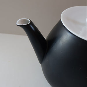 1949 Porcelian "Tea for Two" Tea Set. "Charcoal" Design by Raymond Loewy for Rosenthal