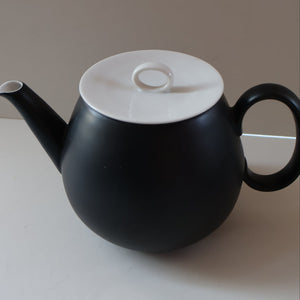 1949 Porcelian "Tea for Two" Tea Set. "Charcoal" Design by Raymond Loewy for Rosenthal