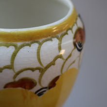 Load image into Gallery viewer, SCOTTISH POTTERY. Sweet Little 1920s BOUGH Ceramic Pot or Miniature Vase. Pretty Hand Painted Floral Design
