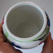 Load image into Gallery viewer, SCOTTISH POTTERY. Sweet Little 1920s BOUGH Ceramic Pot or Miniature Vase. Pretty Hand Painted Floral Design
