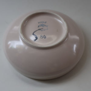 1960s Yellow POOLE Delphis Shallow Dish or Bowl. Fantastic Abstract Design 