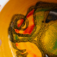Load image into Gallery viewer, 1960s Yellow POOLE Delphis Shallow Dish or Bowl. Fantastic Abstract Design 
