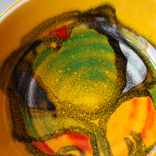 Load image into Gallery viewer, 1960s Yellow POOLE Delphis Shallow Dish or Bowl. Fantastic Abstract Design 

