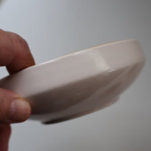 1960s Yellow POOLE Delphis Shallow Dish or Bowl. Fantastic Abstract Design 