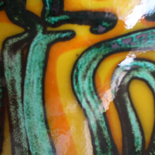 Load image into Gallery viewer, 1960s Yellow POOLE Delphis Shallow Dish or Bowl. Fantastic Abstract Design
