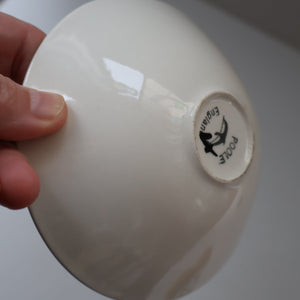 1960s Yellow POOLE Delphis Shallow Dish or Bowl. Fantastic Abstract Design