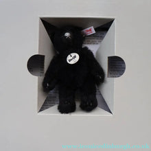 Load image into Gallery viewer, BOXED Collectable Miniature Steiff Club Membership Gift 2009. Black Alpaca Bear (420962)
