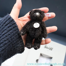 Load image into Gallery viewer, BOXED Collectable Miniature Steiff Club Membership Gift 2009. Black Alpaca Bear (420962)
