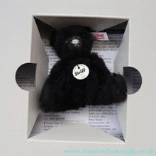 Load image into Gallery viewer, BOXED Collectable Miniature Steiff Club Membership Gift 2009. Black Alpaca Bear (420962)
