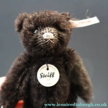 Load image into Gallery viewer, BOXED Collectable Miniature Steiff Club Membership Gift 2009. Black Alpaca Bear (420962)
