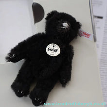 Load image into Gallery viewer, BOXED Collectable Miniature Steiff Club Membership Gift 2009. Black Alpaca Bear (420962)
