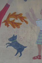 Load image into Gallery viewer, NAIVE SCHOOL. Vintage 1950s Seaside Illustration for a Child&#39;s Book. Watercolour - with Assocated Published Image
