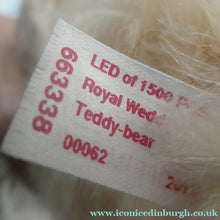 Load image into Gallery viewer, 2011 Limited Edition Royal Wedding Catherine Bear with Gold Nose. BOXED
