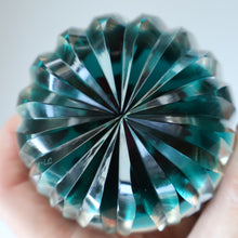 Load image into Gallery viewer, SCOTTISH Caithness Whitefriars Glass Paperweight. 1980s Red Clementis Design with Butterfly Cane
