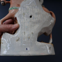 Load image into Gallery viewer, LARGE STAFFORDSHIRE Portrait of Edward VII; then the Prince of Wales on Horseback; 11 3/4 inches
