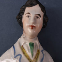 Load image into Gallery viewer, LARGE STAFFORDSHIRE Portrait of Edward VII; then the Prince of Wales on Horseback; 11 3/4 inches
