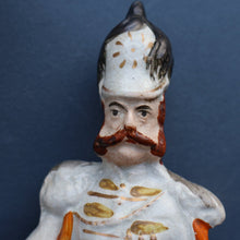 Load image into Gallery viewer, Rarer 1870s Historical Staffordshire Figurine: William I, King of Prussia on Horseback
