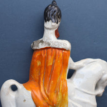 Load image into Gallery viewer, Rarer 1870s Historical Staffordshire Figurine: William I, King of Prussia on Horseback
